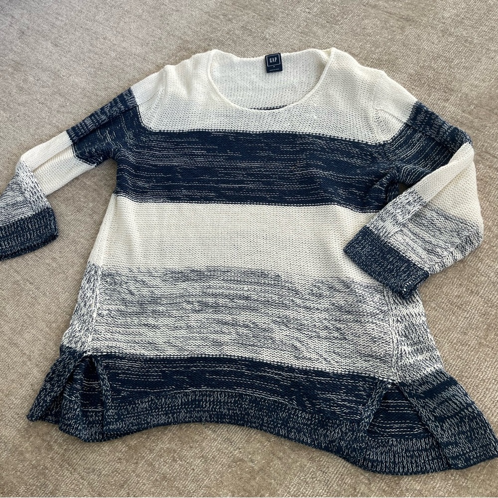 Gap Navy Striped Summer Sweater